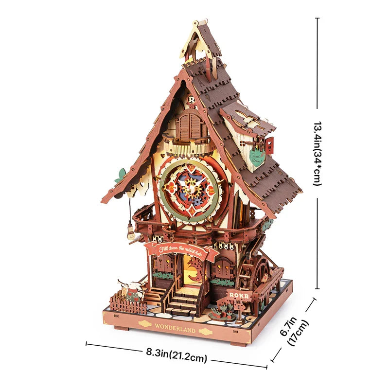 ROKR-LC901C Cuckoo Clock-Mechanical 3D Wooden Puzzle