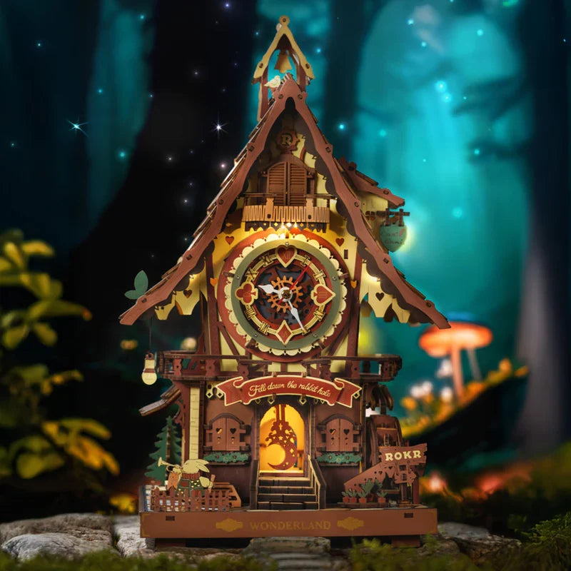 ROKR-LC901C Cuckoo Clock-Mechanical 3D Wooden Puzzle