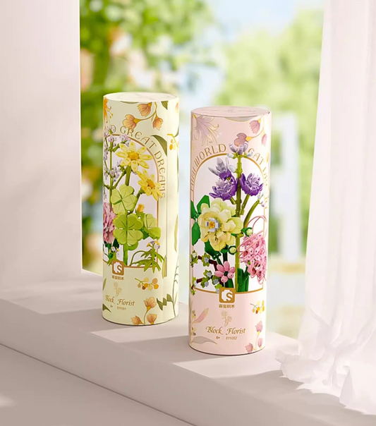 A - Cylinder Flower Bouquet- Easy Level