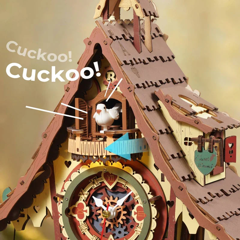 ROKR-LC901C Cuckoo Clock-Mechanical 3D Wooden Puzzle
